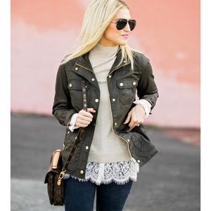 J.CREW Military Green downtown field jacket Sz XXS